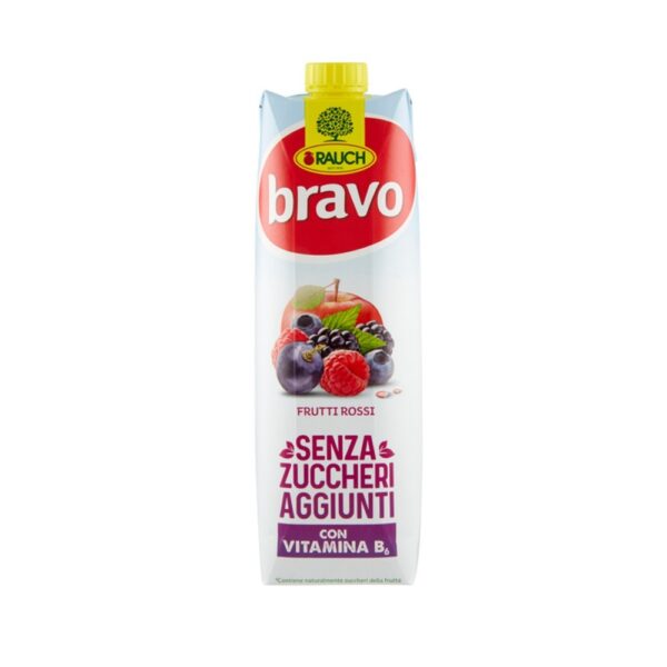 Rauch Bravo Frutti Rossi Senza Zuccheri Aggiunti 1 L X12 pz
