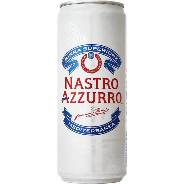 Birra Nastro Azzurro Lattina 33cl X 24 pz