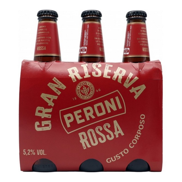 Birra Peroni Red Gran Riserva Bottiglia 33cl X 24 pz