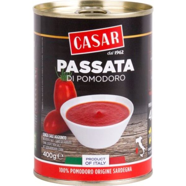 24 Confezioni Casar Passata di Pomodoro Lattina 400 g