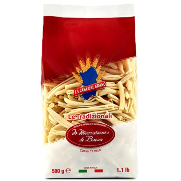 20 Confezioni La Casa del grano Maccaronis Busa 500 g
